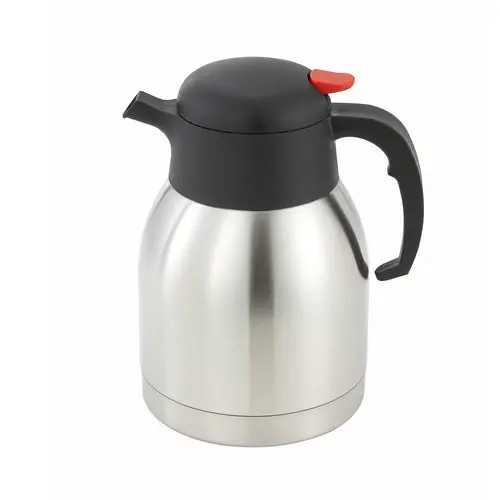1.5L Double-Wall Insulated Carafe – Stainless Steel Lined, Winco Cf-1.5 1
