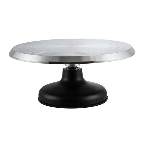 12-Inch Revolving Cake Decorating Turntable – Stainless Steel Base, Winco Cksr-12 1