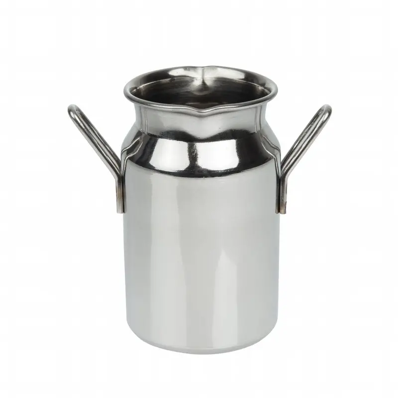 120Ml Stainless Steel Mini Milk Churn – Medium Size (Olympia Cl209) 1