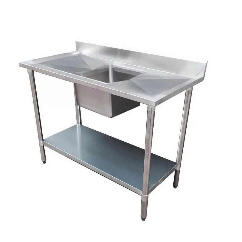 1800×600×900Mm Single-Sink Centre-Mount Modular Workbench 1