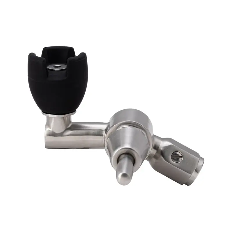 3Monkeez 45° Lever-Actuated Bubbler With Silicone Mouthguard – T-3Mss-Bubs45L 1