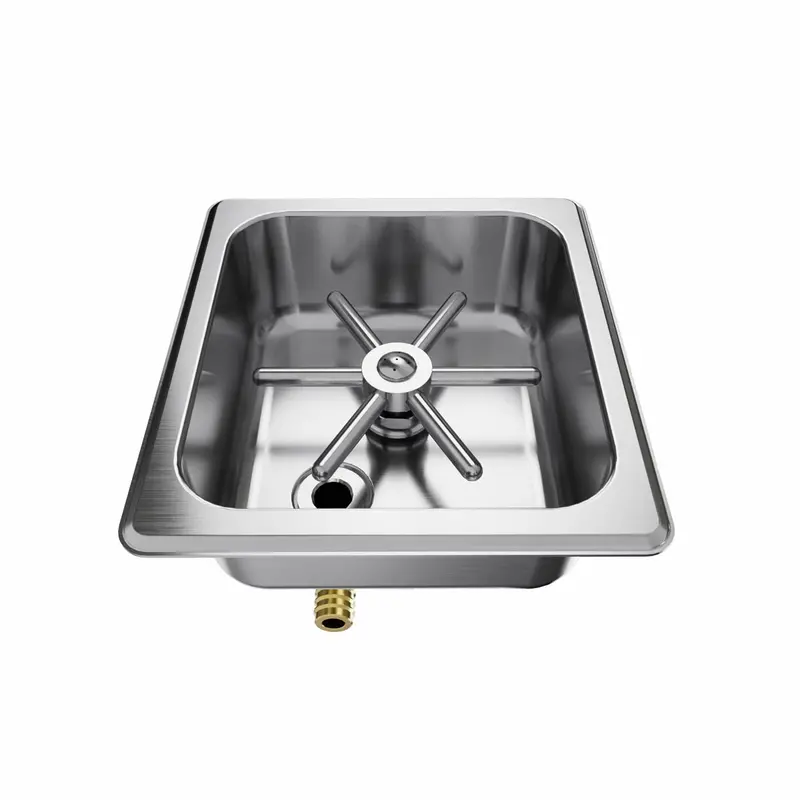 3Monkeez Compact Glass And Jug Rinser – Space-Saving Sink-Mount Design (R-Pr-Sj150) 1