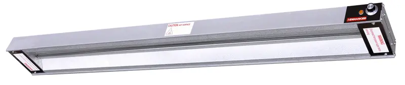 48" Strip Warmer – 120V, 1100W, Infinite Control, Nsf-Certified, Angled Mounting 1