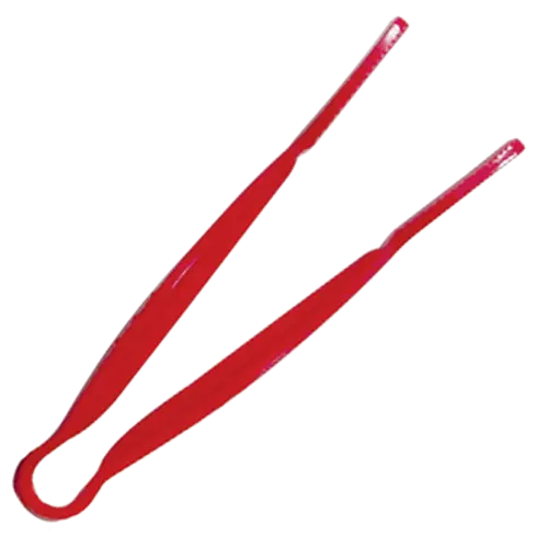 6" Red Polycarbonate Flat-Grip Serving Tong – Thunder Group Plftg006Rd 1