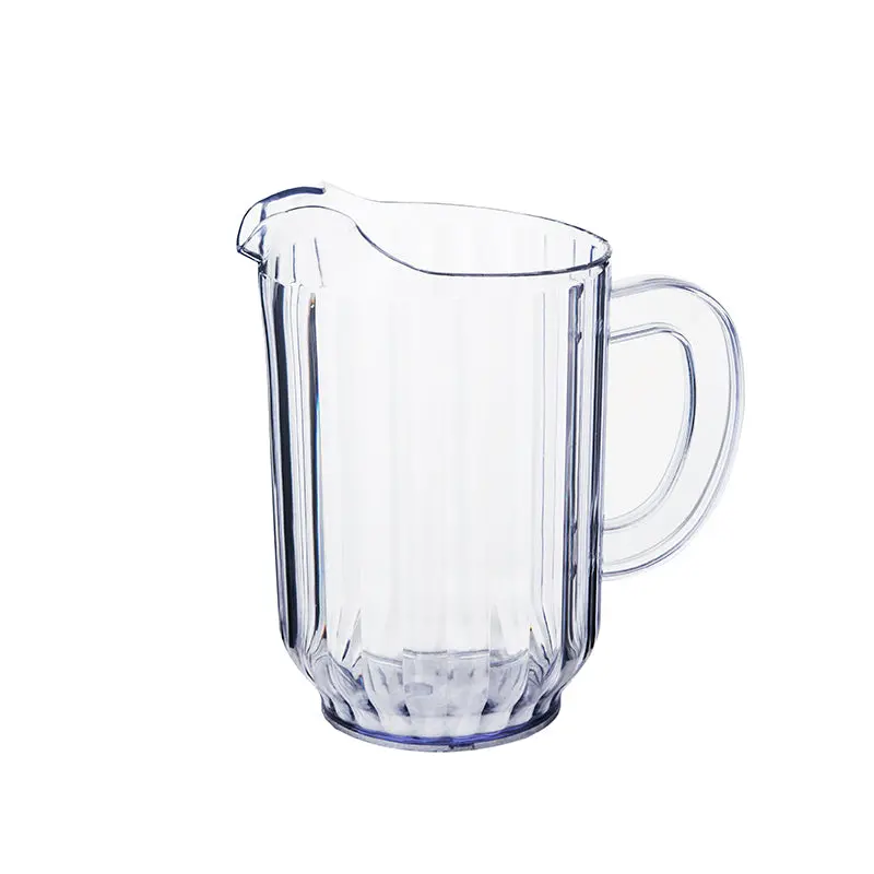 60 Oz. Tapered Clear Water Pitcher – Ergonomic Handle, Dishwasher Safe 1