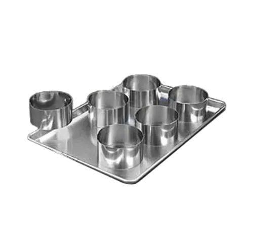7" X 3" Stainless Steel Cake Ring – Uniform Layer Mold, American Metalcraft Sr6073 1