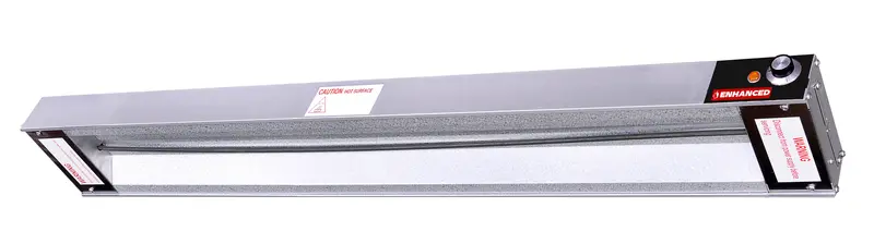 72" Infinite-Control Strip Warmer – 208V, 1725W, Nsf-Certified, Angle Brackets Included 1