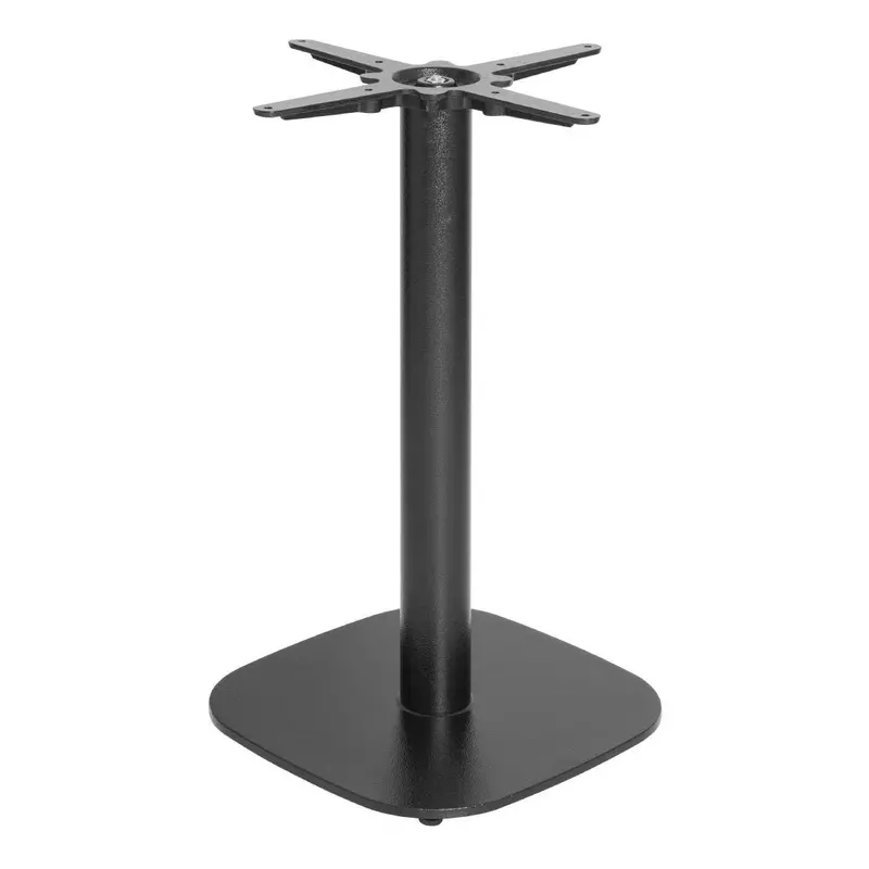 720X420Mm Black Cast Iron Table Base – Bolero Fu546 1