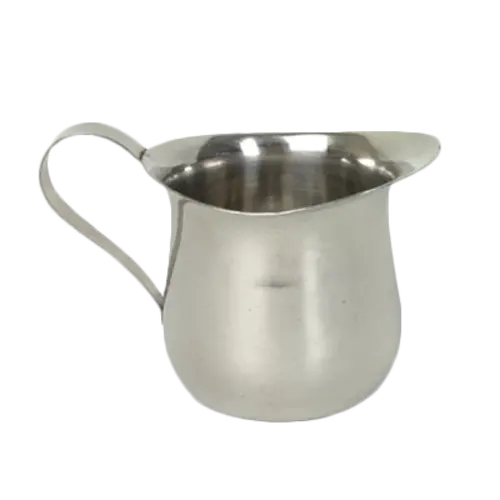 8 Oz Mirror-Finish Stainless Steel Bell Creamer – Thunder Group 1