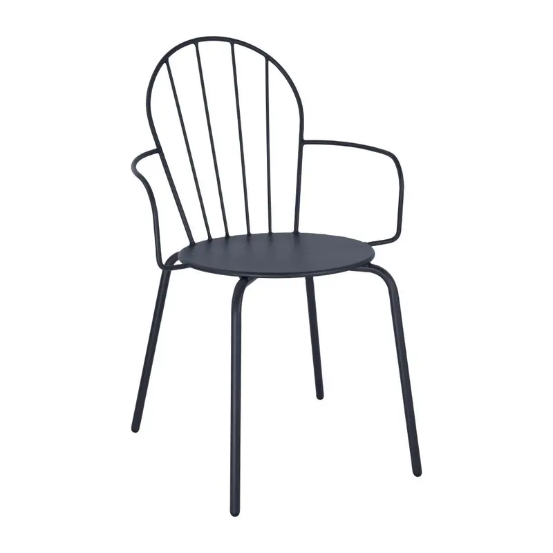 Adeline Armchairs – Slate Blue, 4-Unit Upholstered Seating Set (Hz358) 1