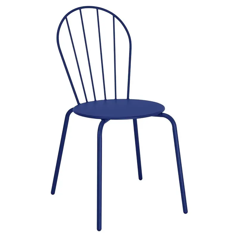 Adeline Side Chairs – Dark Navy, 4-Unit Stackable Set (Hz362) 1
