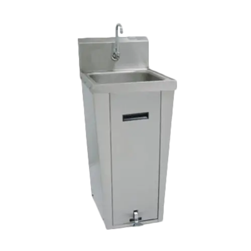 Advance Tabco 7-Ps-18 Hands-Free Pedestal Hand Washing Sink – 14" X 16" Bowl 1