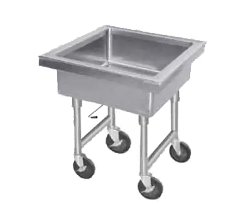 Advance Tabco 9-Fms-20 Portable Soak Sink On Casters – 22" X 22" X 8" Deep 1