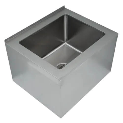 Advance Tabco 9-Op-40 Stainless Steel Floor-Mount Mop Sink 1