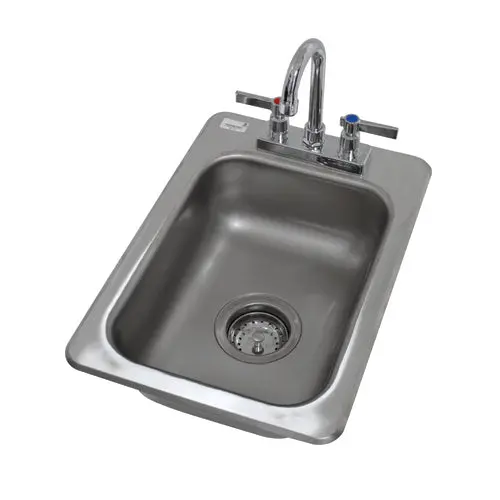 Advance Tabco Di-1-5-1X Single-Basin Drop-In Hand Sink With Pre-Installed Faucet 1