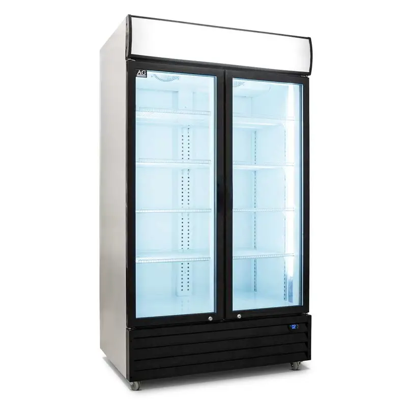 Ag Cu1000Tng 1000L Double-Glass-Door Upright Display Refrigerator 1