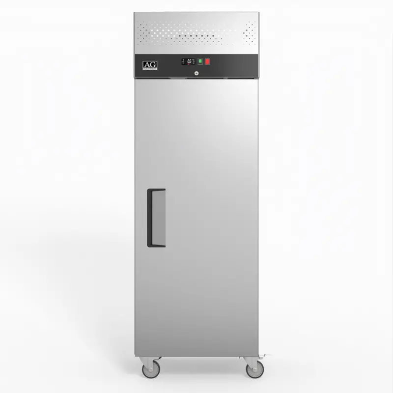 Ag Gnx400Bt 429L Single-Door Upright Stainless Steel Freezer 1