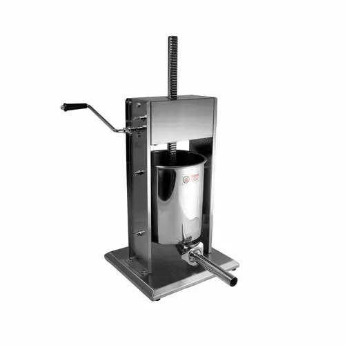 Alfa International Ss5V 5-Pound Dual-Speed Vertical Manual Sausage Stuffer – Stainless Steel 1