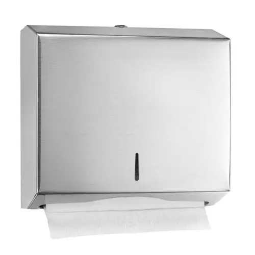 Alpine Industries Alp481 Locking Stainless Steel Paper Towel Dispenser – C-Fold & Multi-Fold Compatible 1
