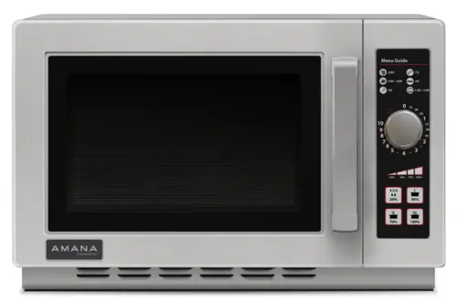 Amana Rcs10Dse Dial-Control Commercial Microwave – 1.2 Cu Ft, 1000W, Stainless Steel, 120V 1