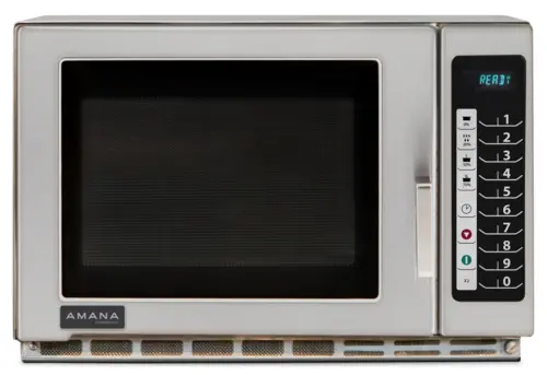 Amana Rfs12Ts Medium-Duty Stainless Steel Microwave – 1.2 Cu Ft, 1200W, 120V 1