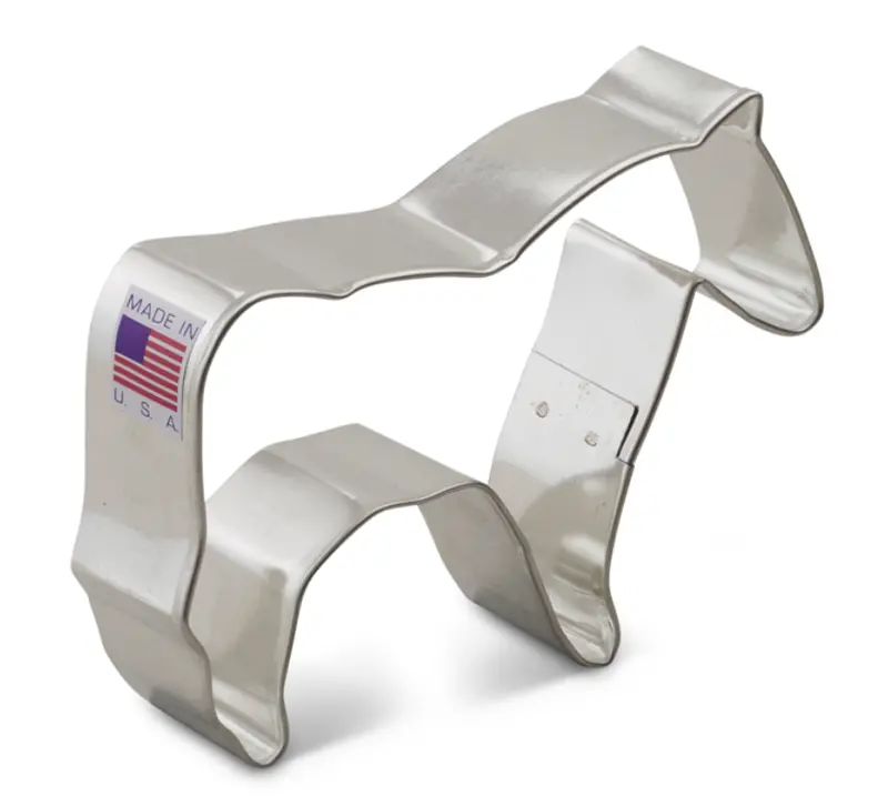 American Cookie Cutter Co. 1313A Horse Outline Cookie Cutter (3.875") 1