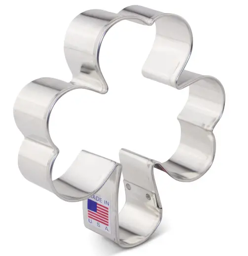 American Cookie Cutter Co. Shamrock Cookie Cutter – 3.75", Usa-Made 1