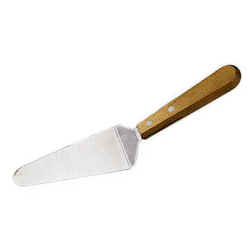 American Metalcraft 19006 Pie, Pizza & Cake Server – 10.5-Inch Wooden Handle Slice Tool 1