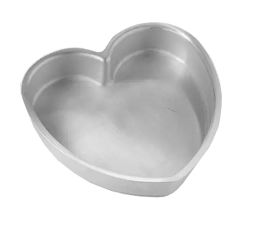 American Metalcraft Hpp7 7-Inch Aluminum Heart-Shaped Baking Pan 1