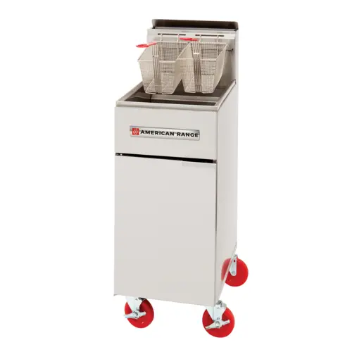 American Range Af-35/50 Tube Fryer – Floor-Mounted Gas Deep Fryer With 50-Lb Oil Capacity 1