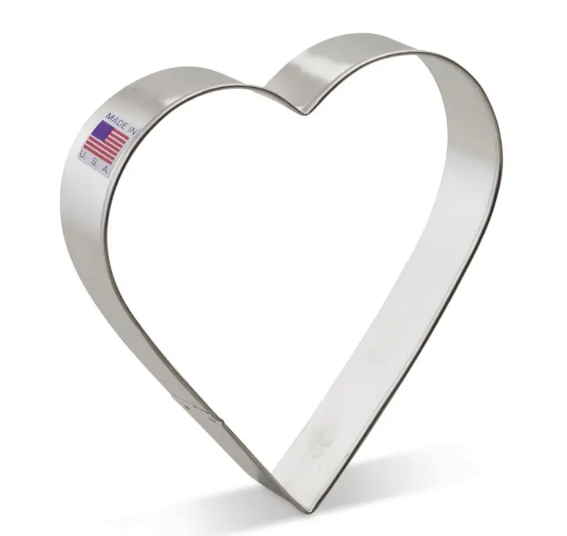 Ann Clark 1076A Extra-Large Heart Cookie Cutter (5") 1