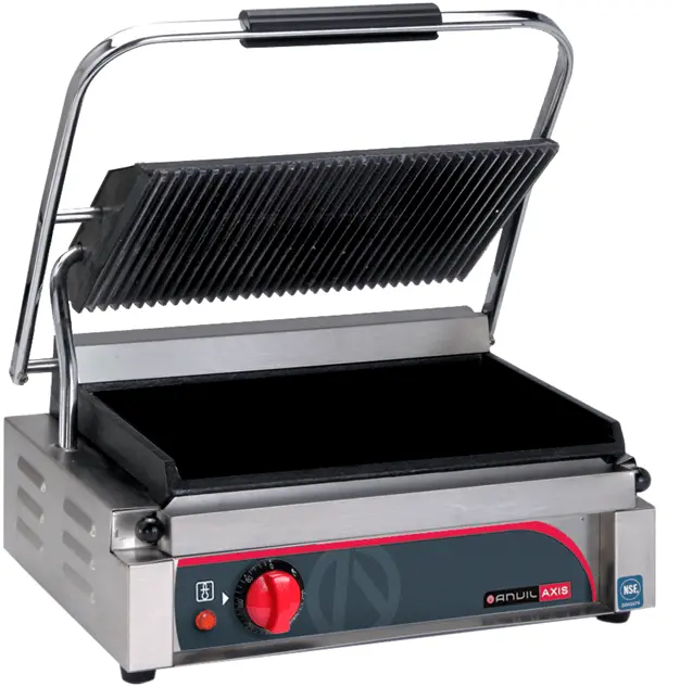 Anvil Single-Ribbed Panini Press With Flat Base – Model Tss2000 1