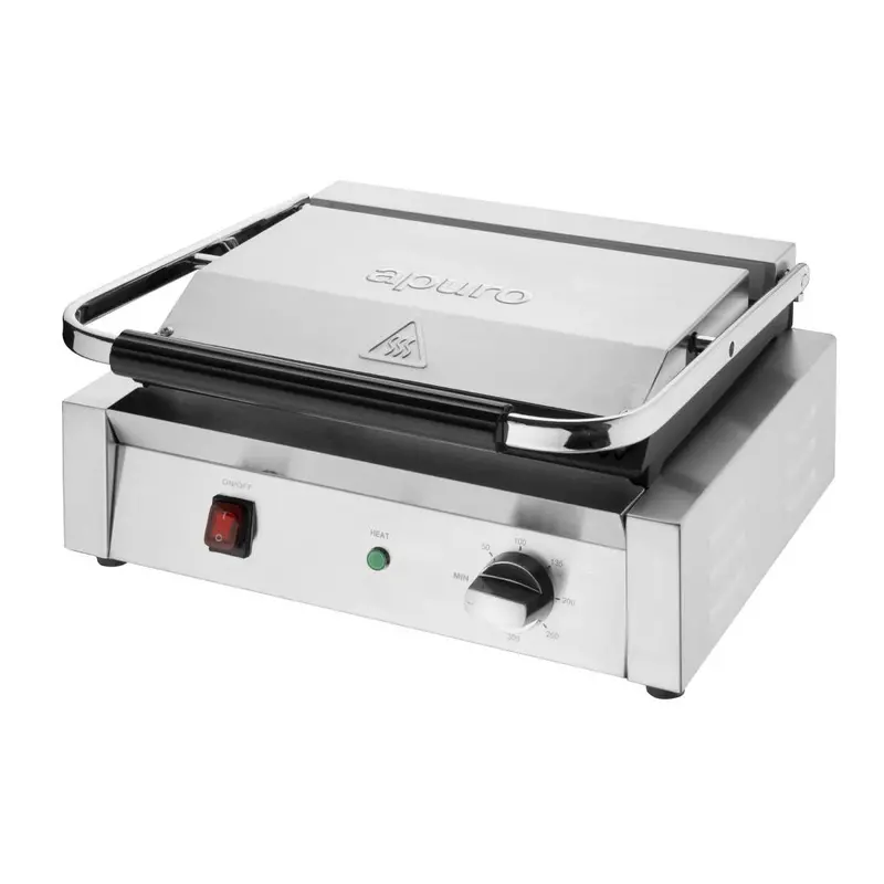 Apuro Cu603-A Bistro Large Smooth Contact Grill 1