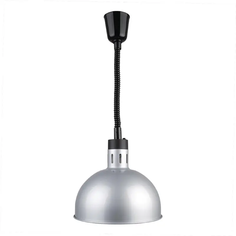 Apuro Dome-Style Silver Retractable Heat Lamp Shade – Dy461-A 1