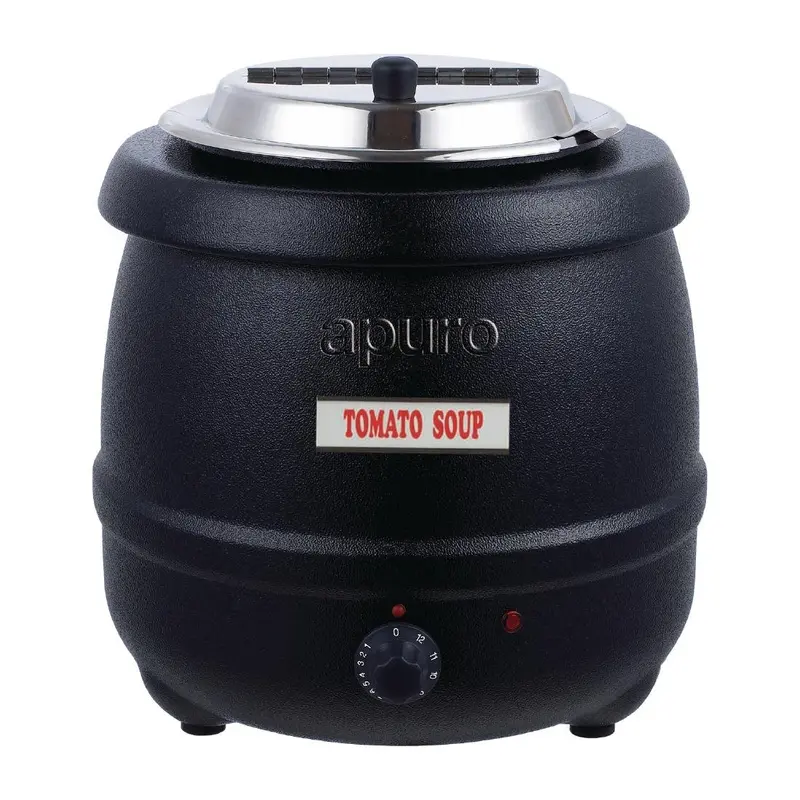 Apuro L715-A 10-Litre Black Soup Kettle 1