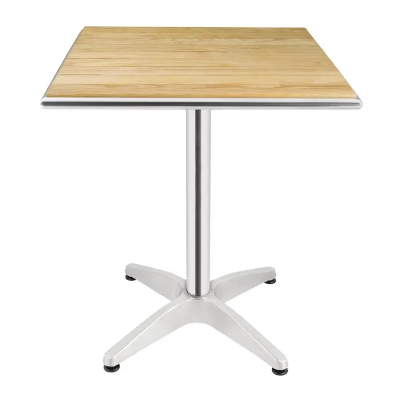Ash-Finished Square Table Top – 600Mm Compact Size – Bolero U430 1