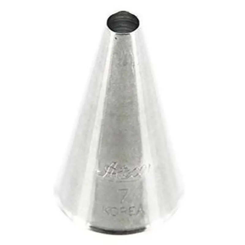 Ateco #7 Stainless Steel Round Piping Tip For Precise Icing And Frosting 1