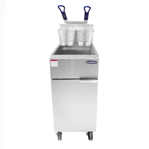 Atosa Atfs-50-Ng 50-Pound Natural Gas Floor Fryer — 136,000 Btu Output 1