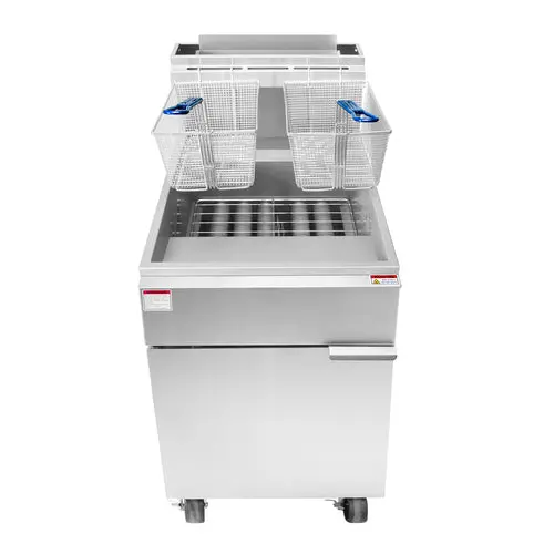 Atosa Atfs-75-Ng 75-Pound Natural Gas Floor Deep Fryer 1