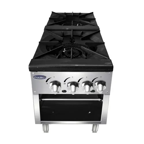Atosa Atsp-18-2 Double-Burner Stock Pot Stove – 160,000 Btu Output 1
