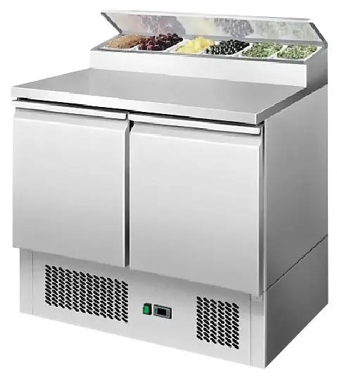 Atosa Esl3832 Open-Top Two-Door Refrigerated Saladette 1