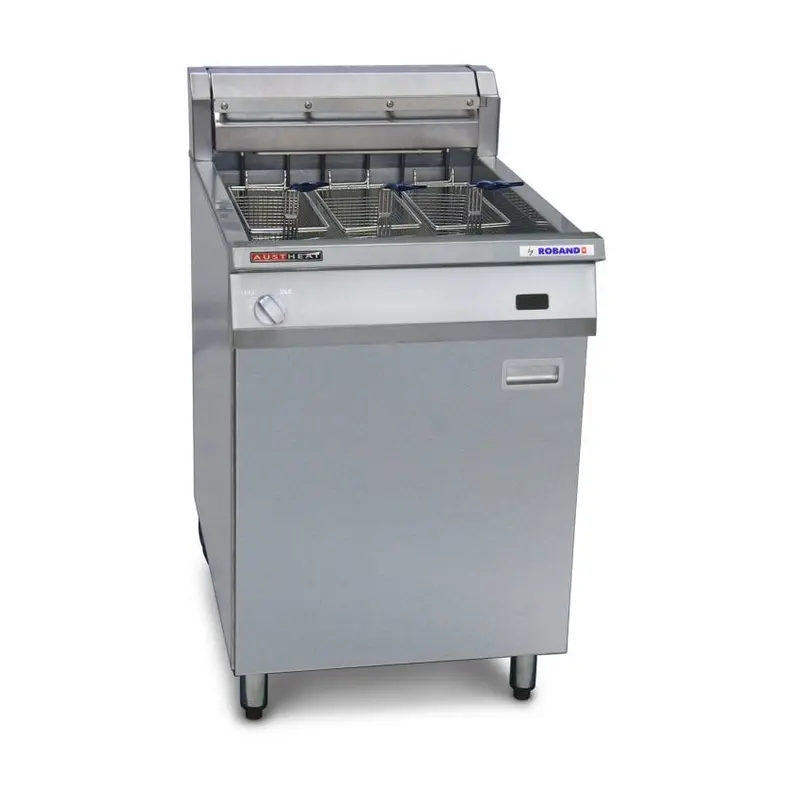 Austheat Af813R Triple-Basket Rapid-Recovery Freestanding Fryer 1