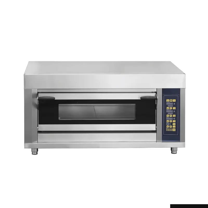 Bakermax Me2St-1 Steam-Enabled Electric Deck Bakery Oven 1