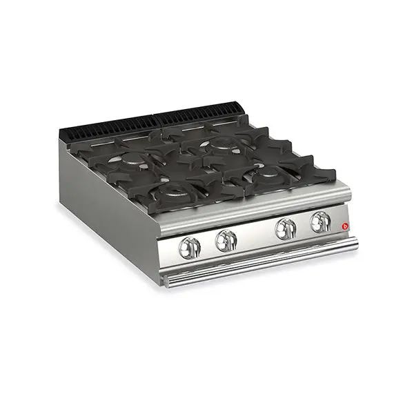 Baron Q70Pc/G8005 4-Burner Gas Cooking Surface – 700Mm Depth 1