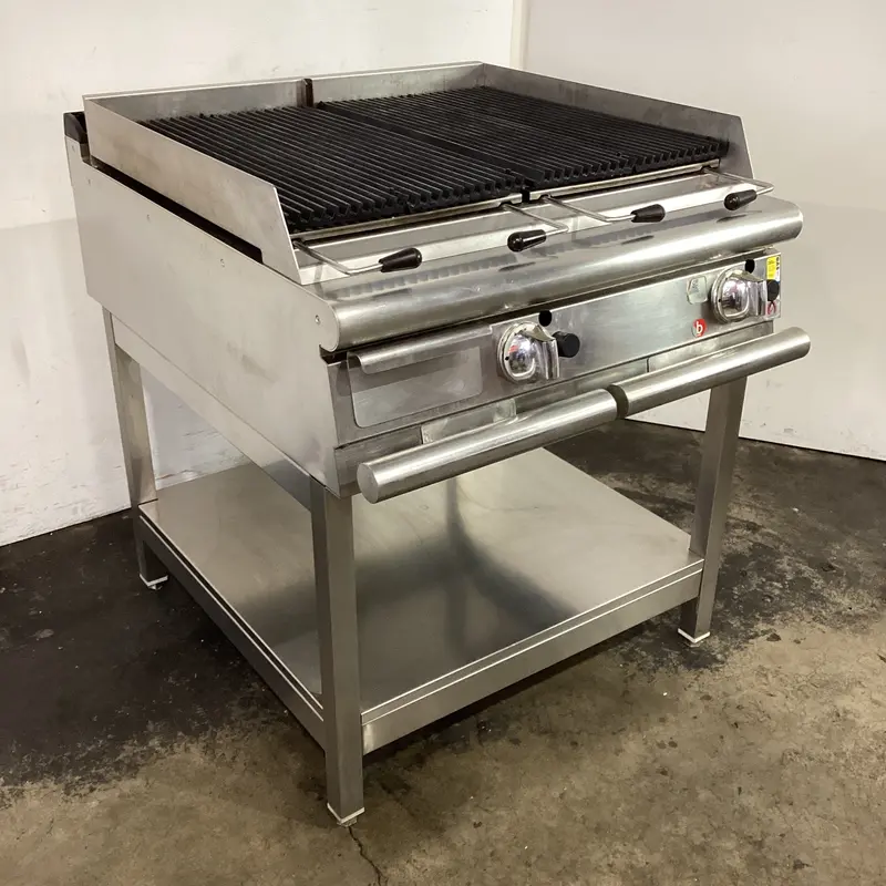 Baron Q90Glt/G800 Heavy-Duty Chargrill Grill – Dual Burner, 881420 1