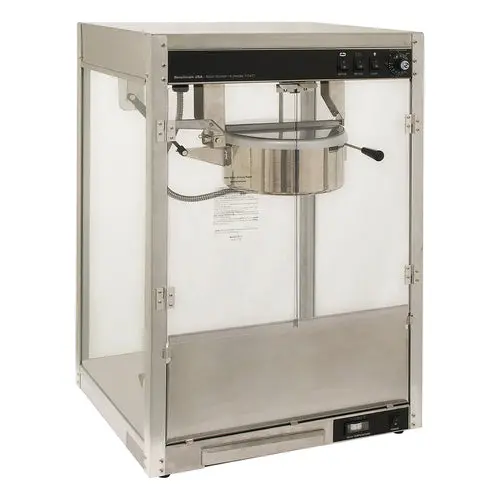 Benchmark Usa Silver Screen 11147 14 Oz Countertop Popcorn Machine – Compact 120V Popper 1