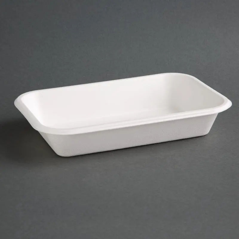 Biodegradable Bagasse Food Trays – 680Ml Capacity, 50-Pack (Fc531) 1