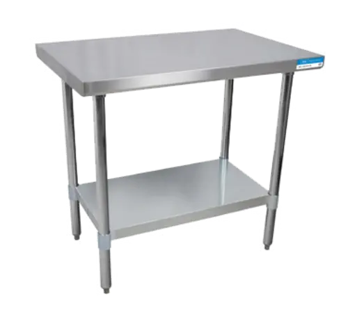 Bk Resources Vtt-1860 Stainless Steel Work Table – 60" Wide × 18" Deep, Heavy-Duty 1
