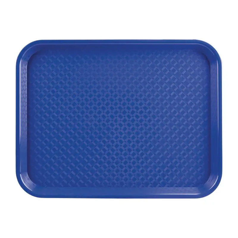 Blue Kristallon Polypropylene Serving Tray (350 × 450Mm) – Olympia P512 1