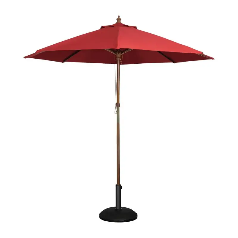 Bolero 3-Metre Round Cantilever Umbrella – Vibrant Red Outdoor Shade (Gl305) 1